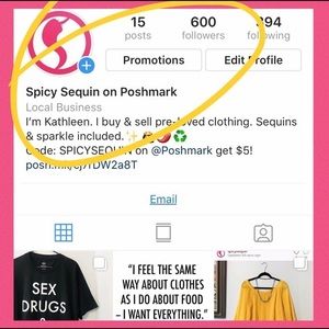 Follow my Insta! @SpicySequin 🌶